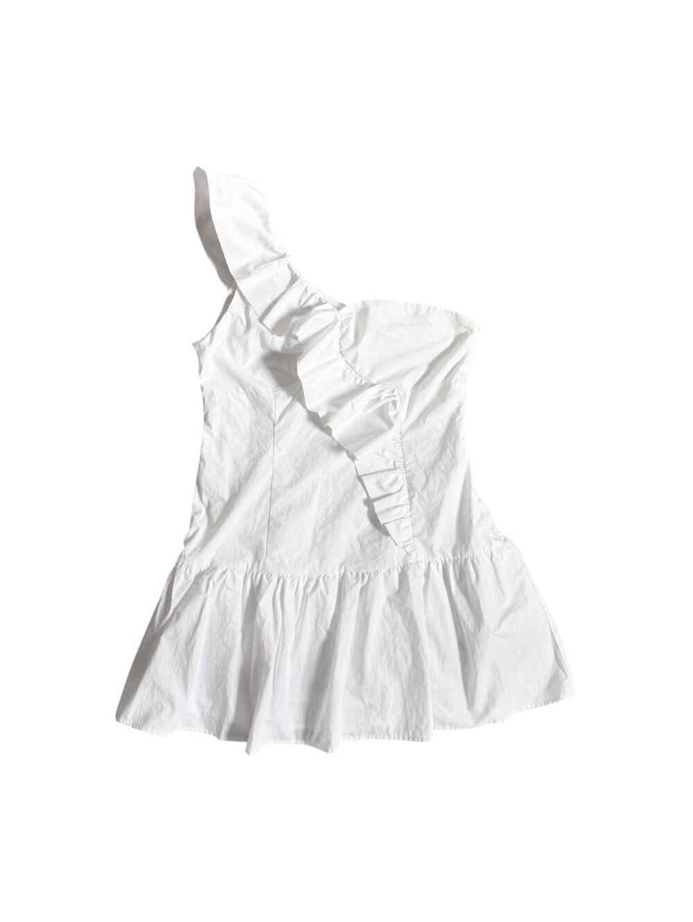 NEW One Shoulder Ruffle Mini Dress - Picture 4 of 8